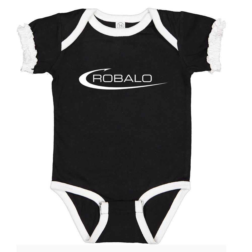 RBS157 Infant Ruffle Fine Jersey Bodysuit